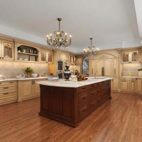 欧式古典厨房壁柜3D模型下载